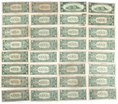 US $1 SILVER CERTIFICATES & $10 FEDERAL RESERVE NOTES