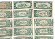 US $1 SILVER CERTIFICATES & $10 FEDERAL RESERVE NOTES