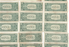 US $1 SILVER CERTIFICATES & $10 FEDERAL RESERVE NOTES