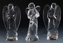 BACCARAT CRYSTAL ANGEL FIGURINES 