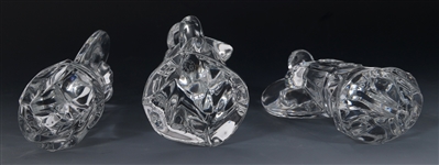 BACCARAT CRYSTAL ANGEL FIGURINES 