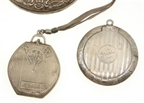 STERLING SILVER COMPACTS & MIRROR