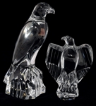 BACCARAT CRYSTAL BIRD FIGURINES 