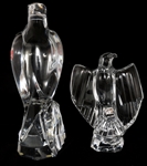 BACCARAT CRYSTAL BIRD FIGURINES 