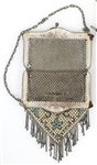 ENAMEL-ACCENTED MESH EVENING BAGS