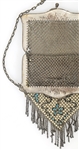 ENAMEL-ACCENTED MESH EVENING BAGS