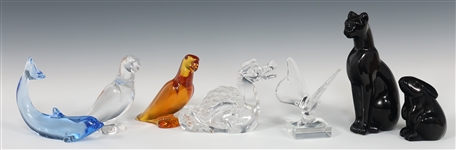 BACCARAT CRYSTAL ANIMAL FIGURINES 
