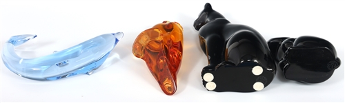 BACCARAT CRYSTAL ANIMAL FIGURINES 