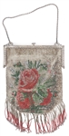 EARLY 20TH C. BEADED EVENING BAGS W/ SILVER-TONE FRAMES