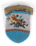 GLASS MICRO-BEADED EVENING BAGS & COIN PURSE