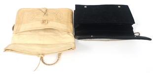20TH C. LEATHER, VELVET, & EMBROIDERED HANDBAGS