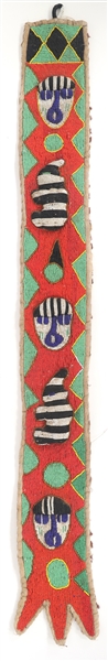 AFRICAN YORUBA BEADED DIVINERS SASH