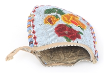 20TH C. NATIVE AMERICAN TOURIST TRADE BEADED POUCH