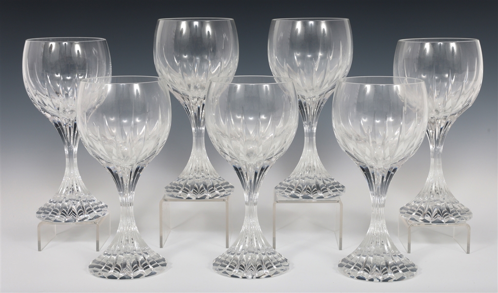 BACCARAT CRYSTAL MASSENA WATER GOBLETS 
