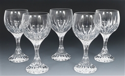 BACCARAT CRYSTAL CLARET WINE GLASSES 