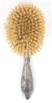 WEIGHTED STERLING SILVER VANITY HAND MIRROR & HAIRBRUSH