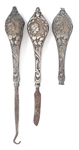 WEIGHTED STERLING SILVER VANITY / DRESSER SET & FRAME
