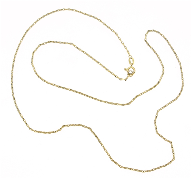 8K YELLOW GOLD 20" CHAIN