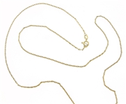 8K YELLOW GOLD 20 CHAIN