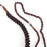 GARNET BEADED NECKLACES 