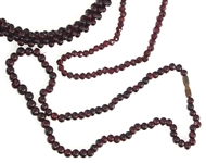GARNET BEADED NECKLACES 