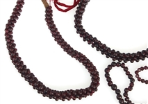 GARNET BEADED NECKLACES 