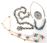 SOUTHWESTERN STYLE TURQUOISE, BONE, & SHELL JEWELRY