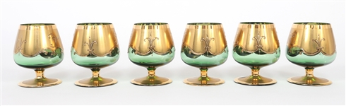 CZECH CRYSTAL BOHEMIA VASES & DRINKWARE 