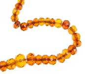 AMBER BEADED NECKLACE