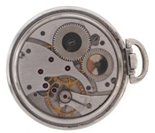 MEN'S WALTHAM PREMIER NICKEL CASE POCKET WATCH