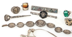 STERLING SILVER FASHION JEWELRY - RINGS & MORE