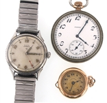 POCKET WATCHES & WRISTWATCH FOR PARTS OR REPAIR