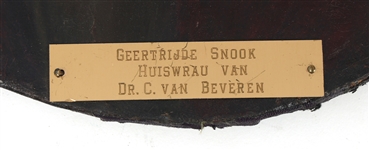 19TH C. DUTCH OIL ON WOOD PANEL PORTRAIT PAINTINGS