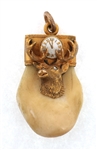 14K YELLOW GOLD B&P ORDER OF ELKS TOOTH PENDANT