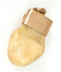 14K YELLOW GOLD B&P ORDER OF ELKS TOOTH PENDANT