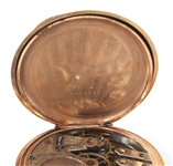 MEN'S ELGIN GOLD FILLED CASE POCKET WATCH WITH FOB