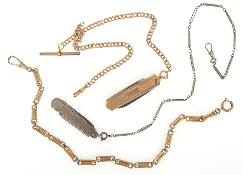 GOLD-FILLED POCKET WATCH FOBS 