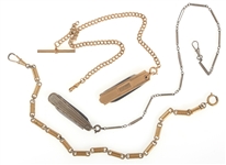 GOLD-FILLED POCKET WATCH FOBS 