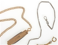 GOLD-FILLED POCKET WATCH FOBS 