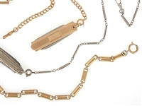 GOLD-FILLED POCKET WATCH FOBS 