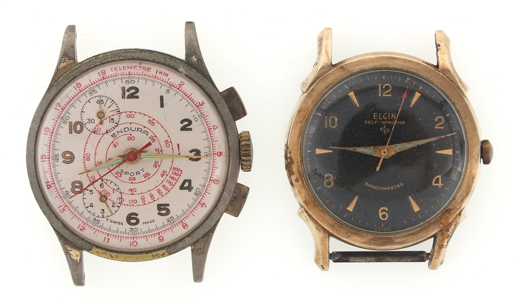 20TH C. ELGIN & ENDURA MECHANICAL WRISTWATCHES