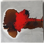 JOHN ENSOR PARKER MIXED MEDIA ON ALUMINUM TRYPTIC