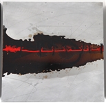 JOHN ENSOR PARKER MIXED MEDIA ON ALUMINUM TRYPTIC