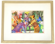 EMERATTA RUDY COME DANCE WITH ME WATERCOLOR ORIGINAL