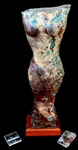 ESTELLA FRANSBERGEN FEMALE TORSO CERAMIC SCULPTURE 