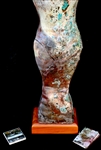 ESTELLA FRANSBERGEN FEMALE TORSO CERAMIC SCULPTURE 