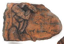 BARBARA BALZER TERRA COTTA FIGURAL PLAQUES
