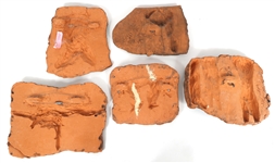 BARBARA BALZER TERRA COTTA FIGURAL PLAQUES