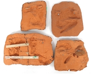 BARBARA BALZER TERRA COTTA FIGURAL PLAQUES