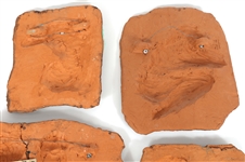 BARBARA BALZER TERRA COTTA FIGURAL PLAQUES